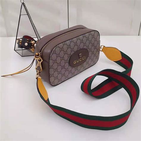 gucci supreme bag woman|Gucci supreme messenger bag.